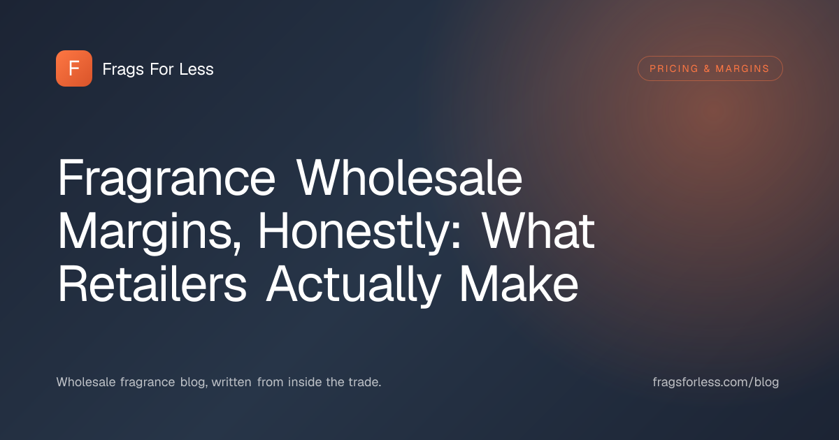 Fragrance wholesale margins explained - retailer markup guide