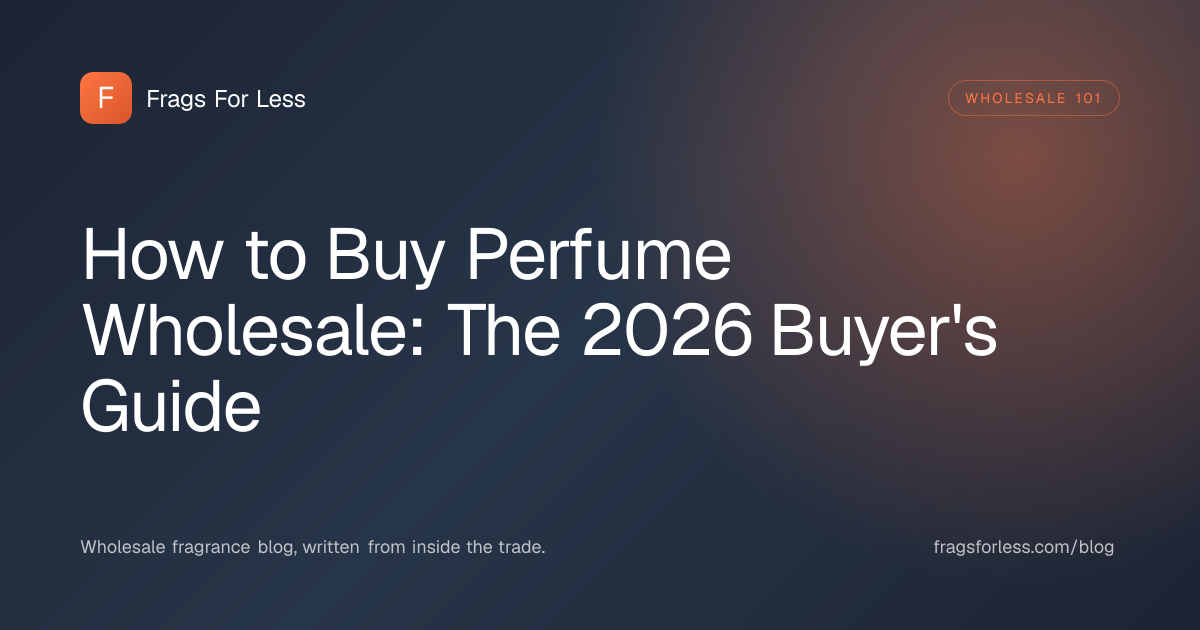 How to buy perfume wholesale - supply channels, pricing, MOQ norms, and authentication checks