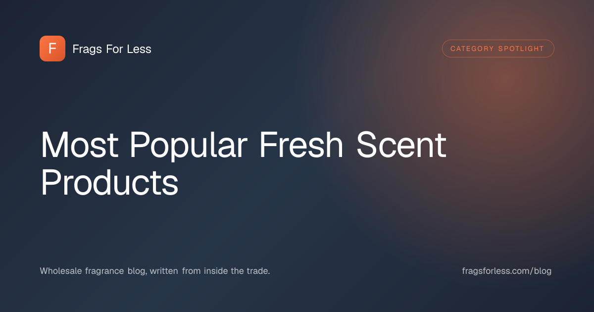 Most popular fresh scent products - gourmand body mists, clean musk, citrus, aquatic, and luxury clean fragrance