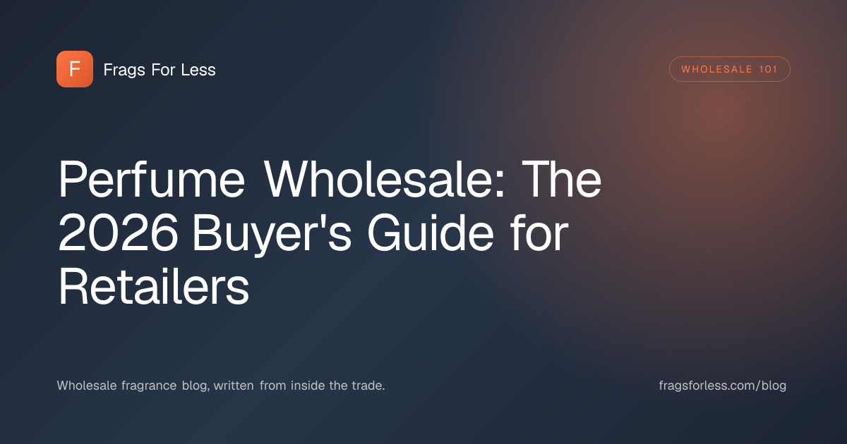 Perfume wholesale guide for retailers - 2026