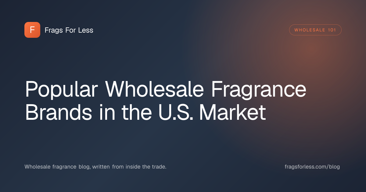 Popular wholesale fragrance brands - designer, niche, and Arabic fragrance demand in the U.S. market